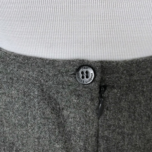 Dolce Gabbana D&G Embroidered Wool Pencil Skirt - Picture 6 of 8